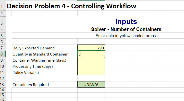 The yellow boxes just need to be filled in from
