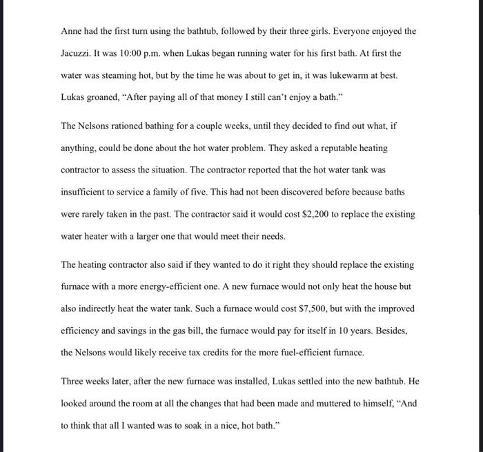 Please read the Case-4.2 "The Home Improvement