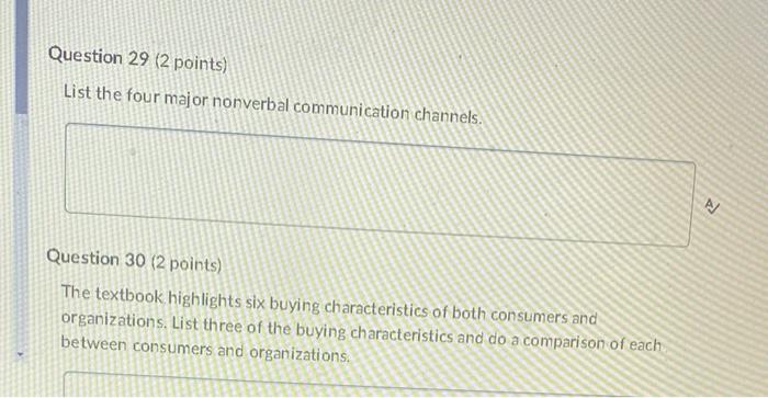 reply earlier plese Question 29 (2 points) List