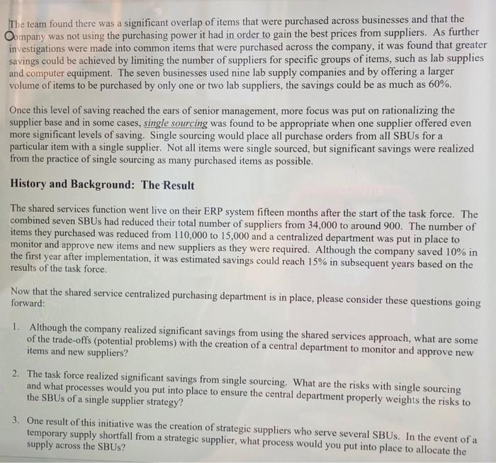 Case Study #1: urchasing Rationalization