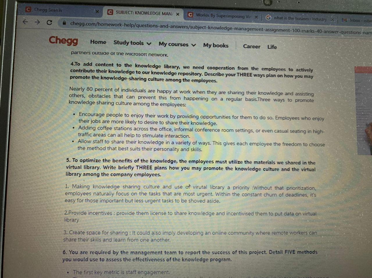 Good day. Please study and answer the questions