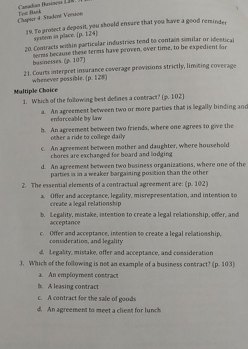 Chapter 4: Student Version Chapter 4: