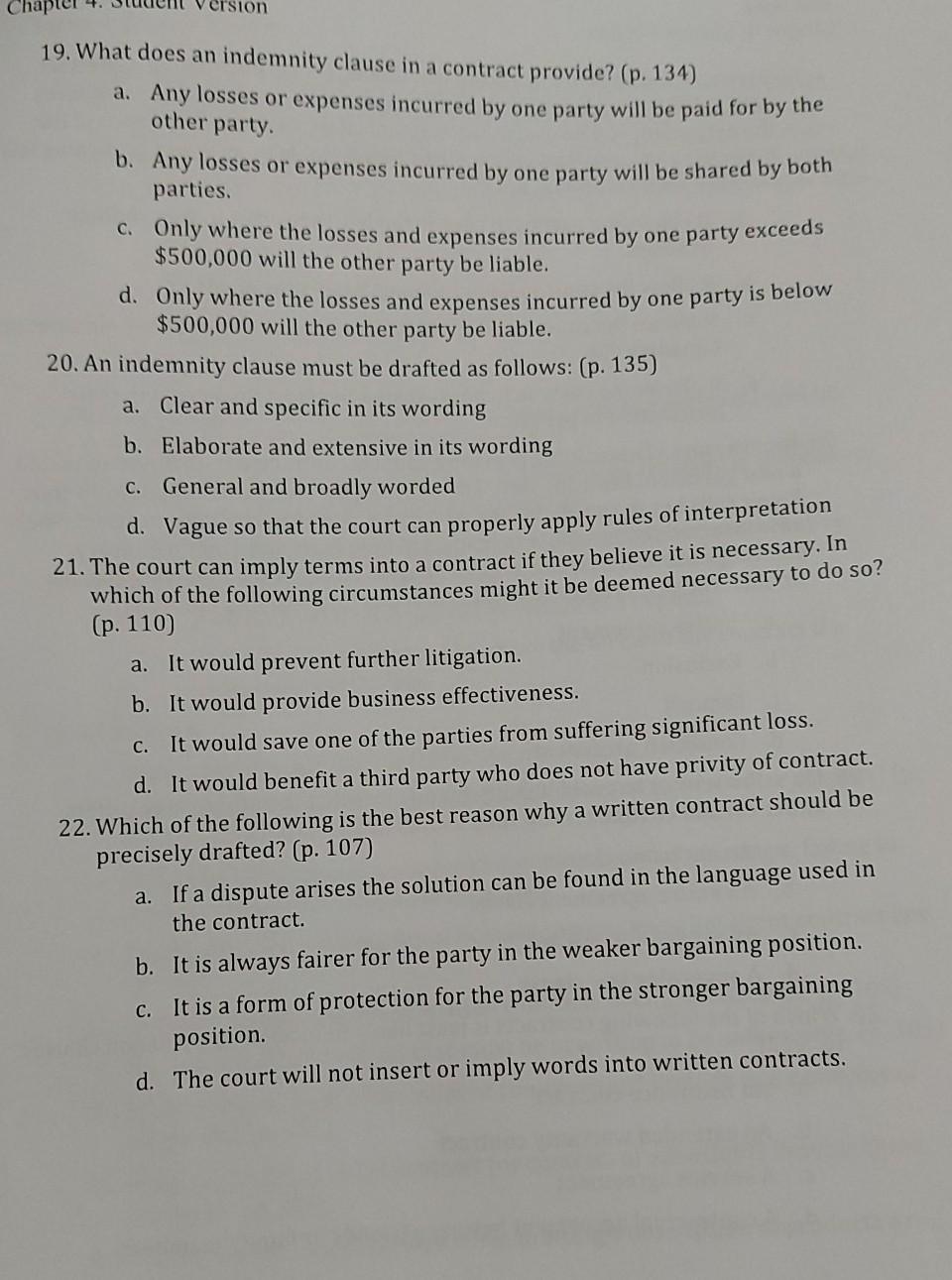 Chapter 4: Student Version Chapter 4: