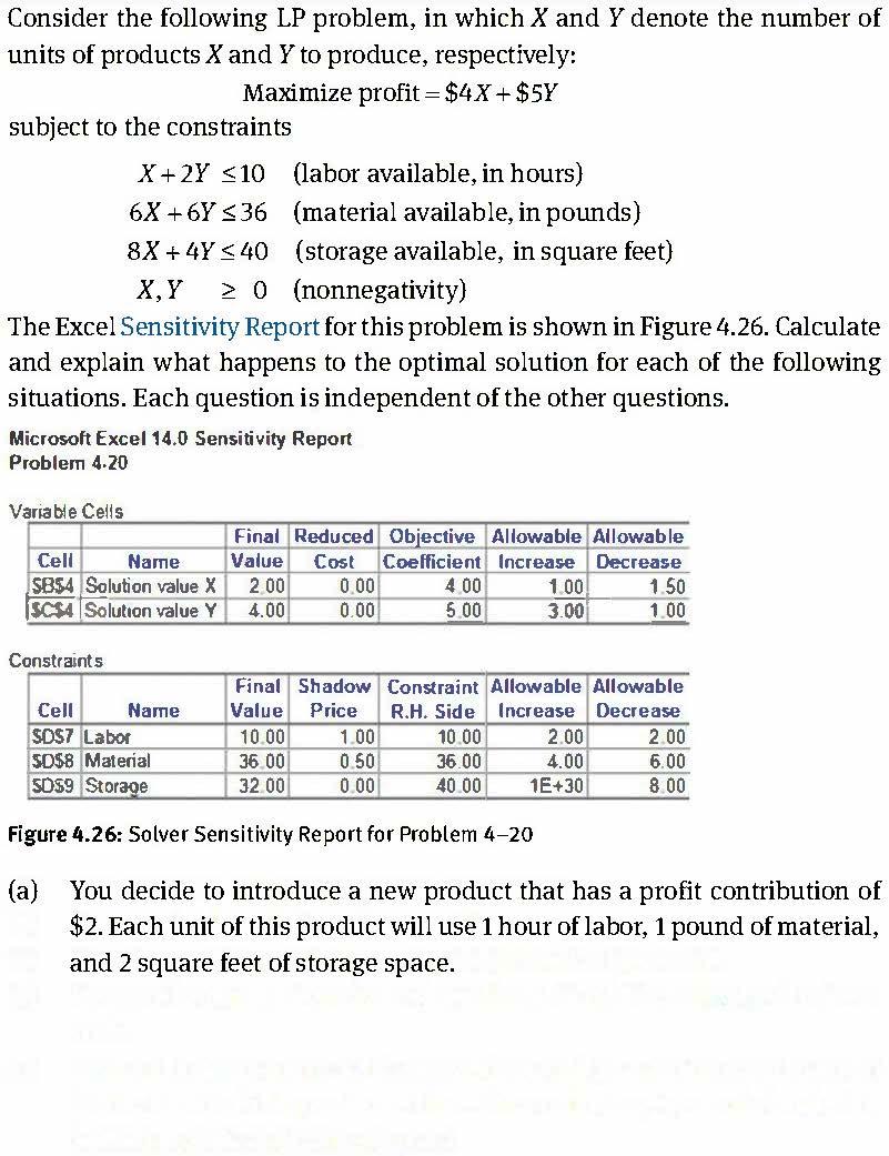 NEED CLEAR EXPLANATION AND USE THE EXCEL SOLVER
