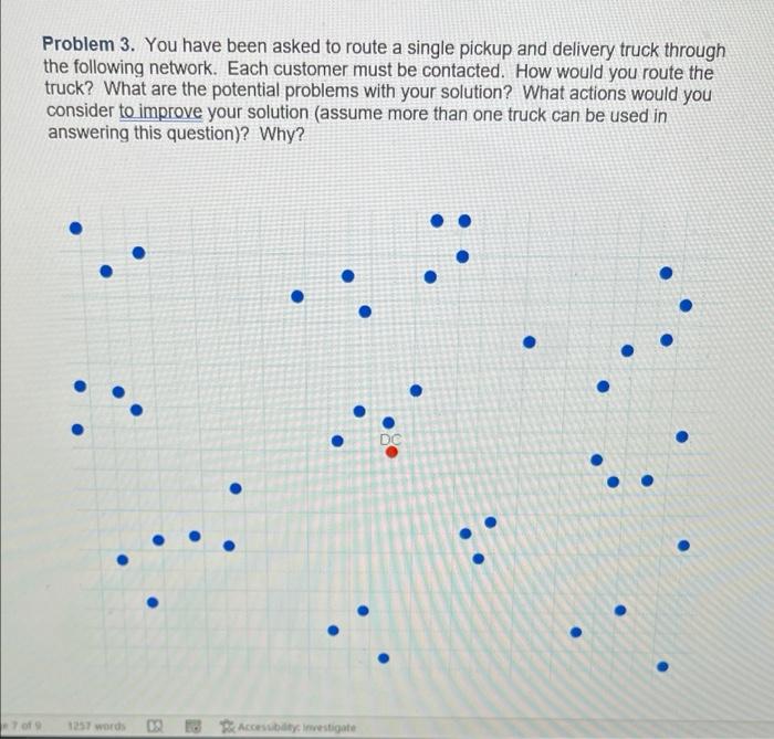 Problem 3. You have been asked to route a single