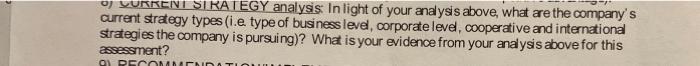 For Baidu Case Study O SURRENT STRATEGY analysis