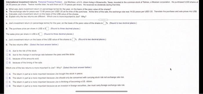International Investment returns Perona France