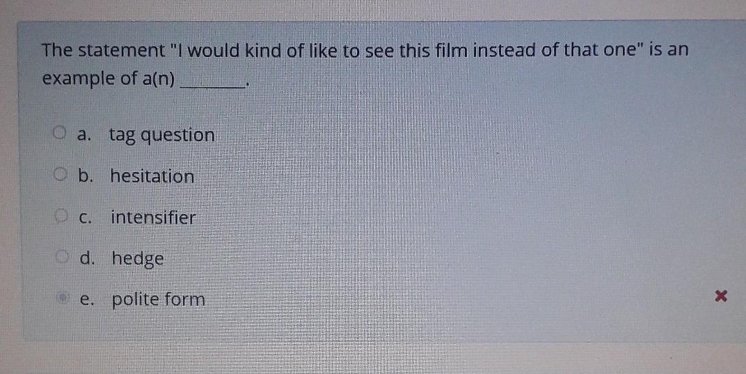 The statement "I would kind of like to see this