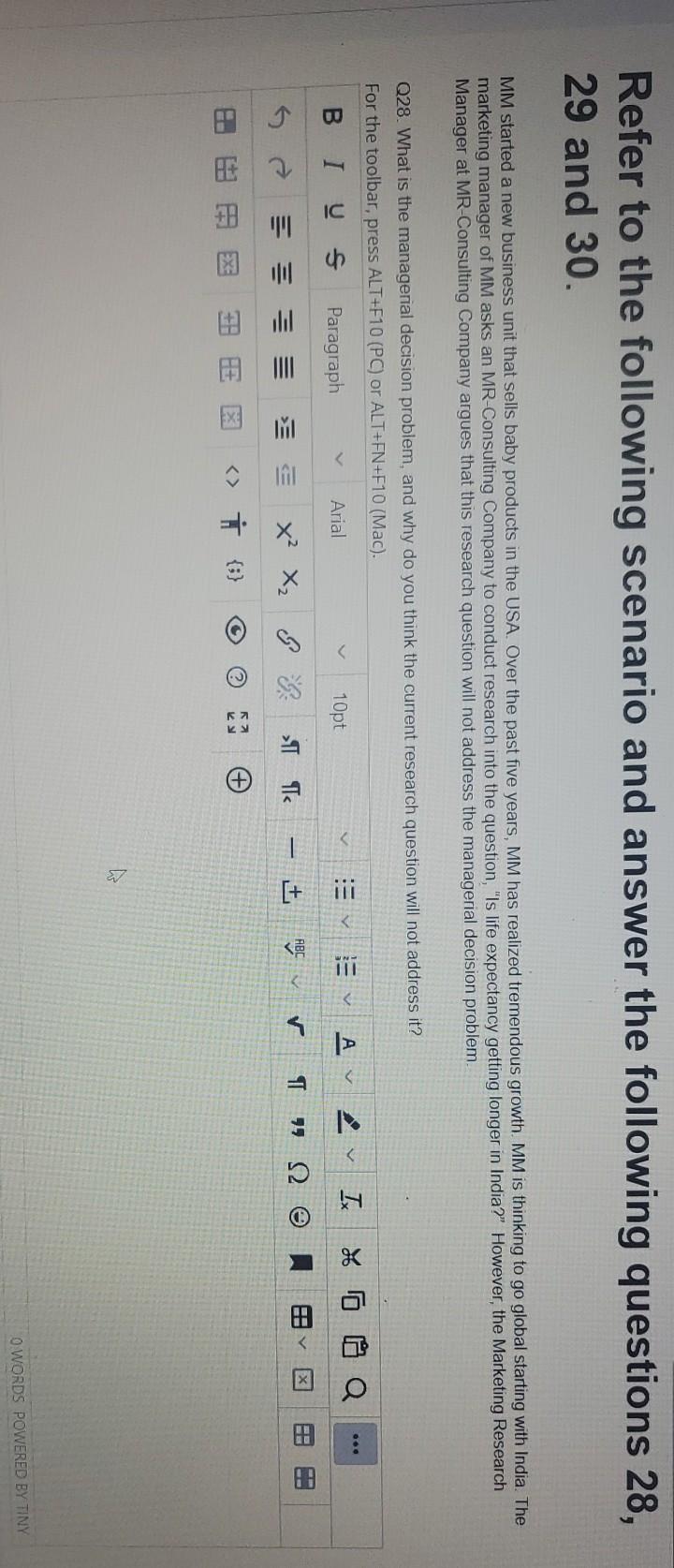 this is for a marketing research class 5 Refer to