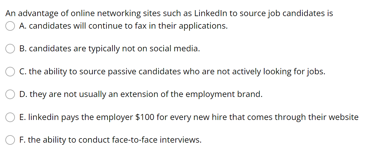 An advantage of online networking sites such as