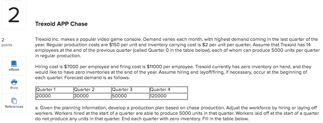 2 Trexoid APP Chase 2 points Trexoid Inc. makes a