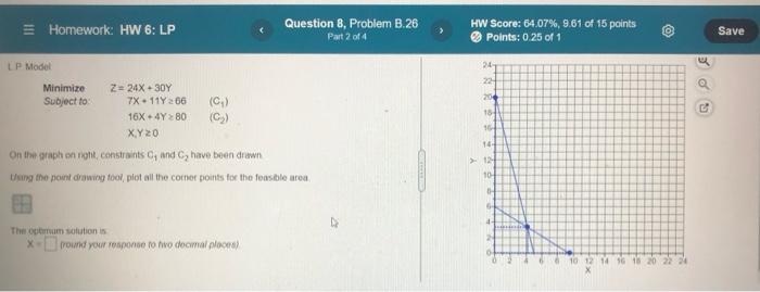 Homework: HW 6: LP Question 8. Problem B.26 Part