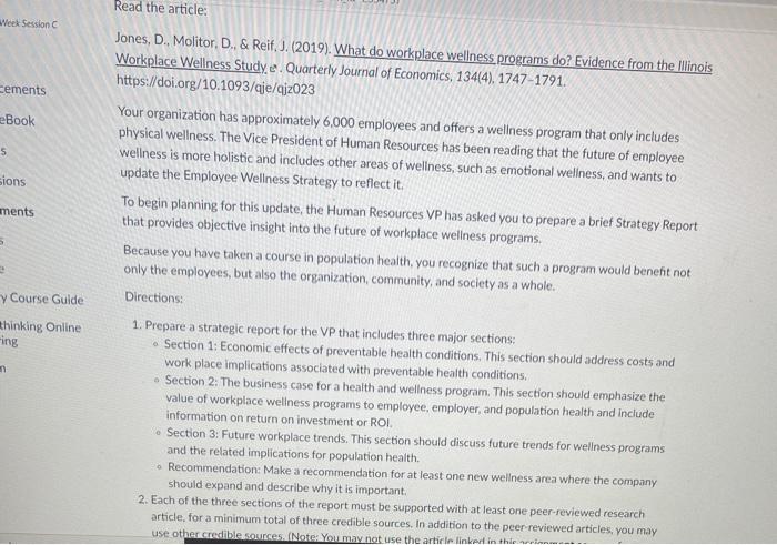 Read the article: Week Session Cements Book 5