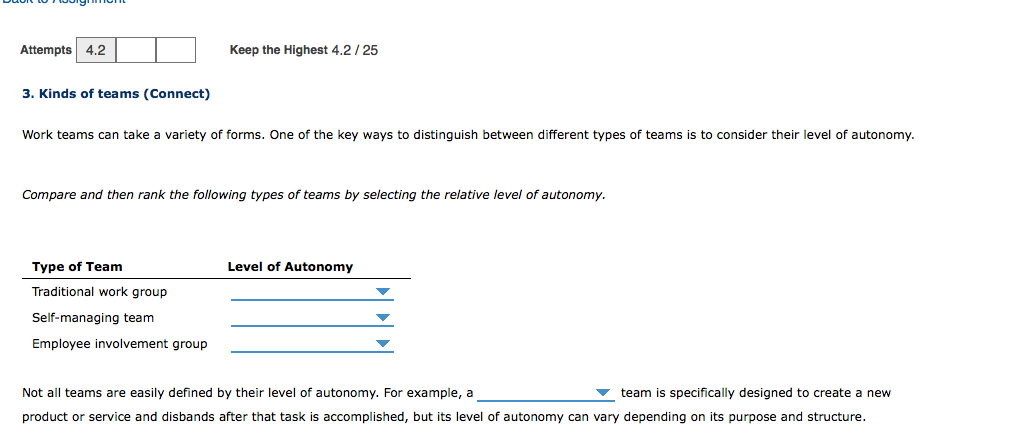 Attempts 4.2 Keep the Highest 4.2 / 25 3. Kinds