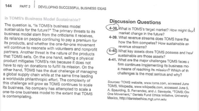 Question : what is the weaknesses should derive