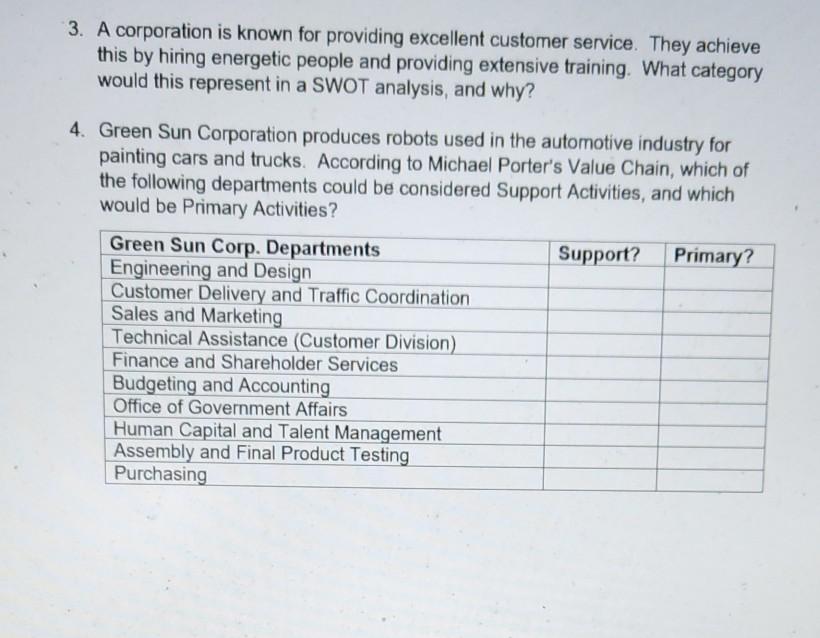This assignment consists of two multiple choice