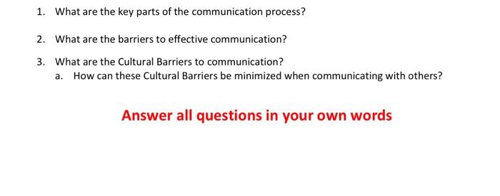 please write in your own words and simple 1. What