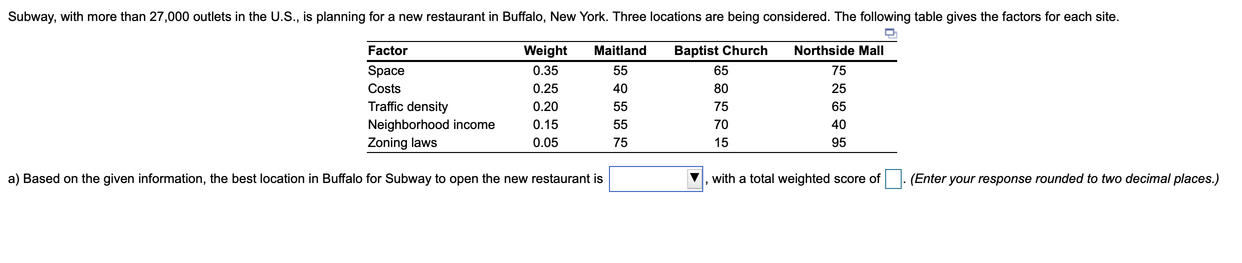 for part B I need to know what the answer is if
