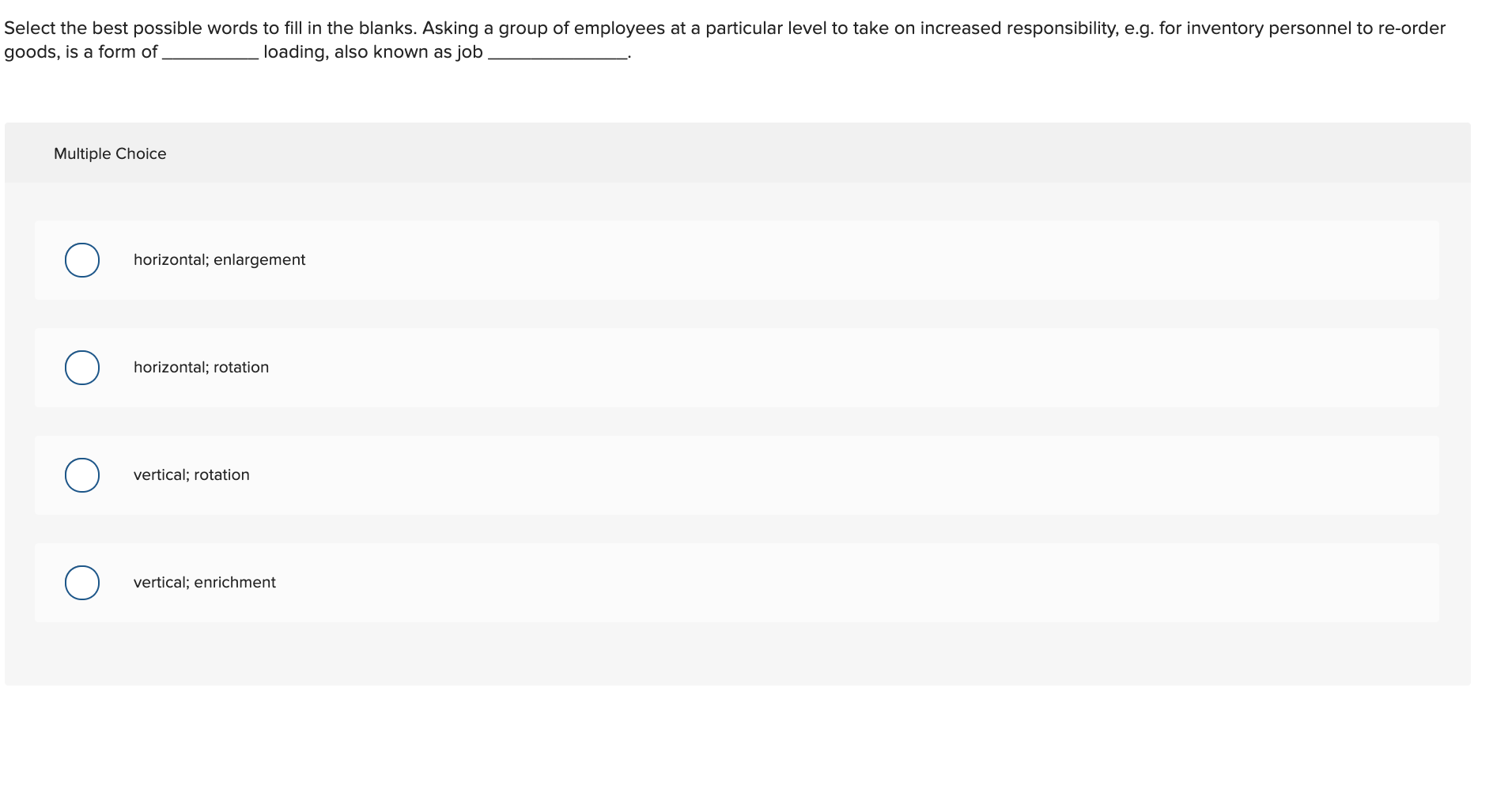 Select the best possible words to fill in the