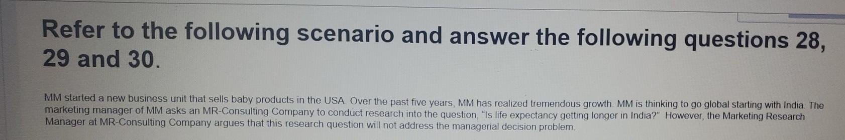 this is for a research marketing class. please