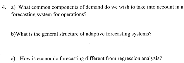 Please answer all the parts to the question