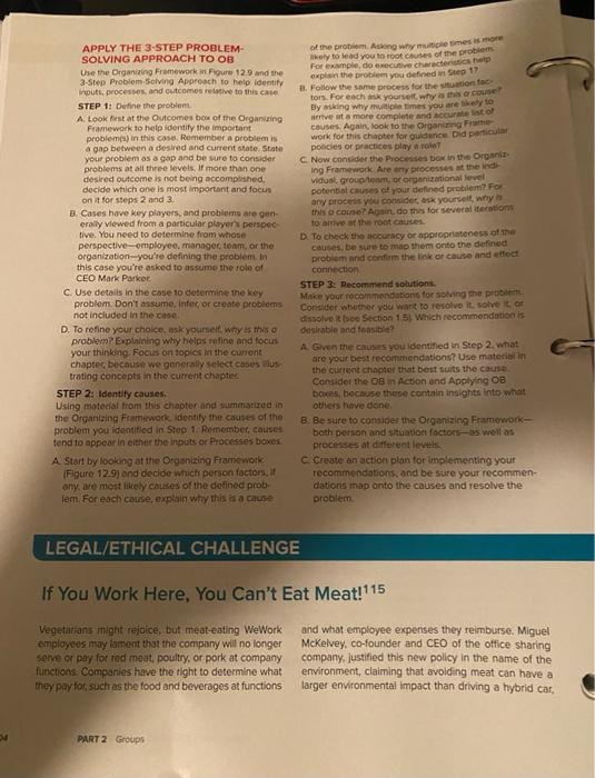 please answer this by using the three step