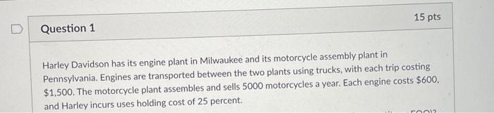 PLEASE JUST ANSWER QUESTION 6 Question 6 15 pts