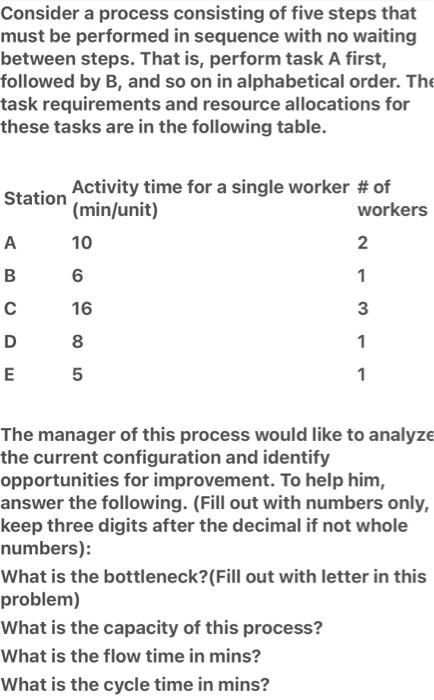 please show step by step and formulas thank you.