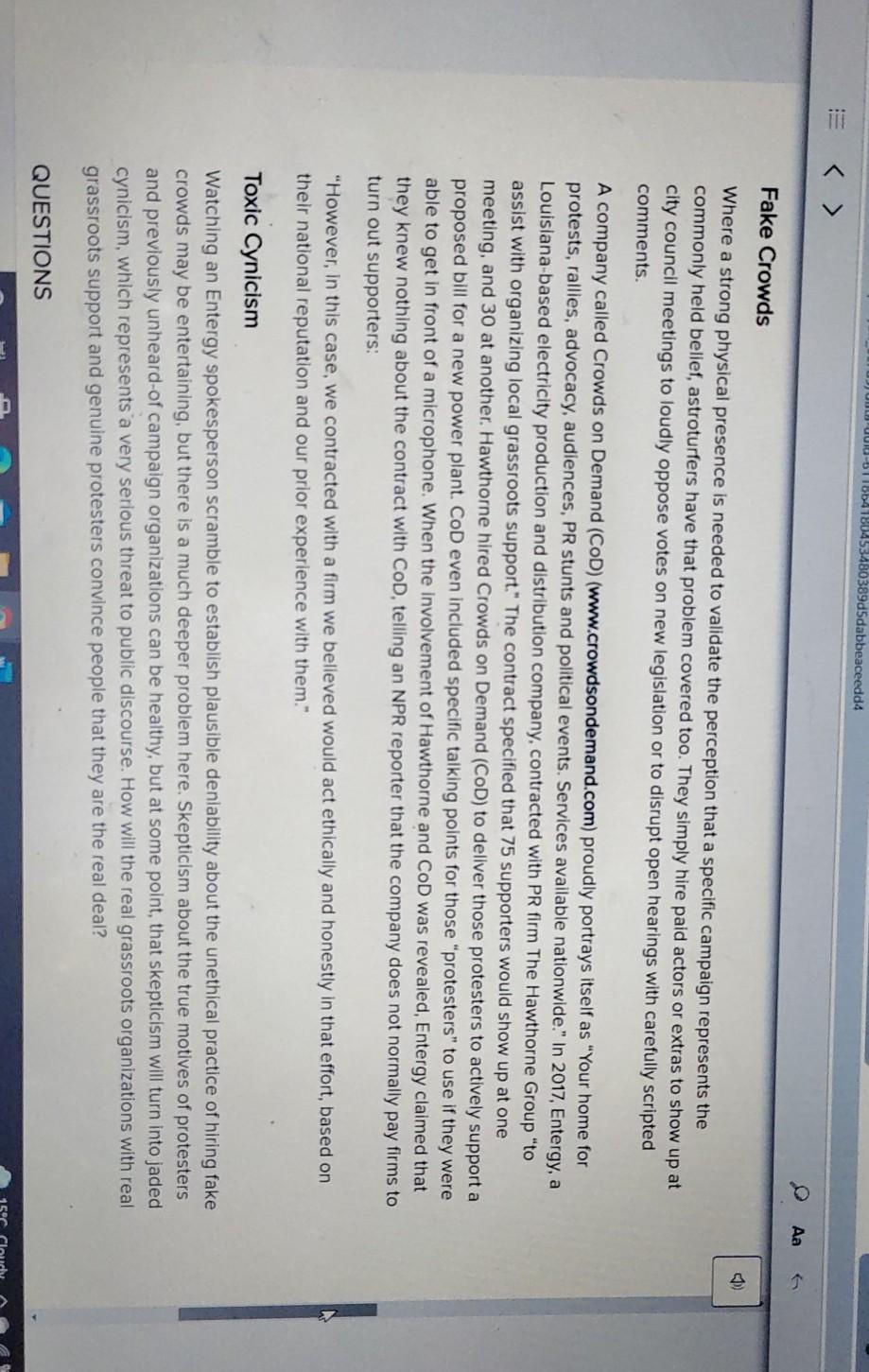 Now here is my case and after reading the case,