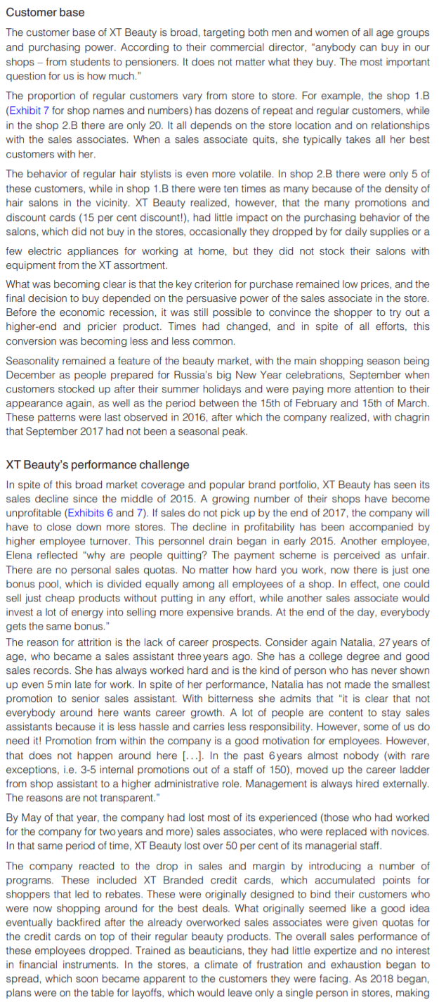Question 4 [30 Marks] Create a Balanced Score