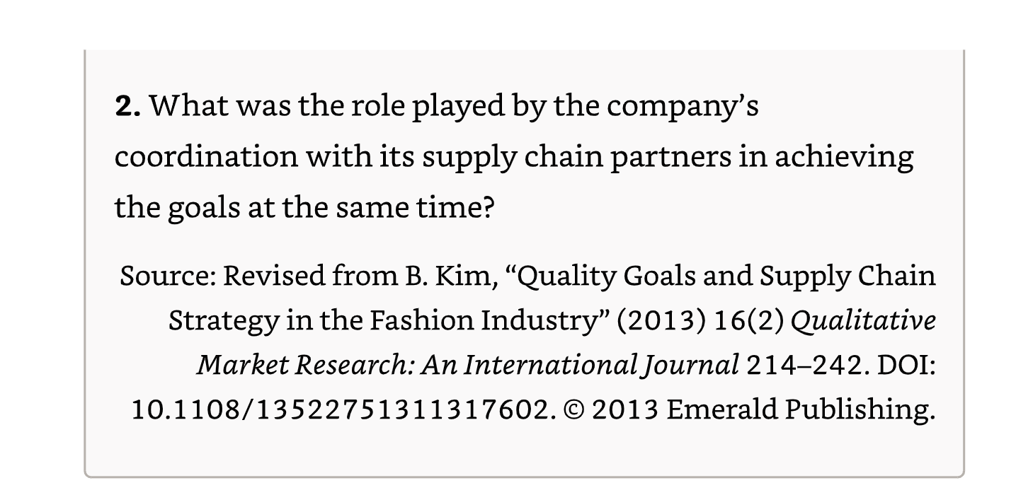 -Read Case 7.1: Uniqlo and answer the given