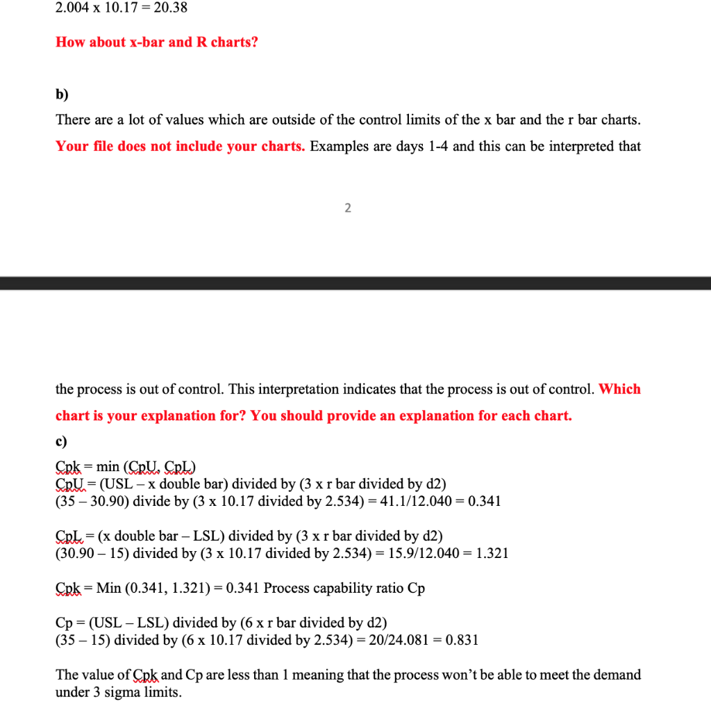 I need help fixing my question. The professor