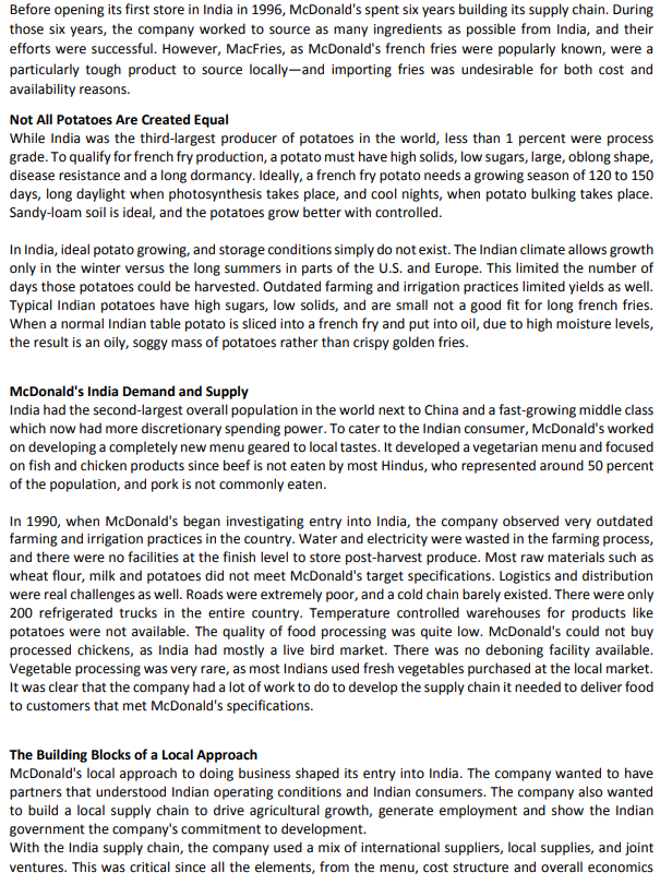 QUESTION Elaborate the challenges and