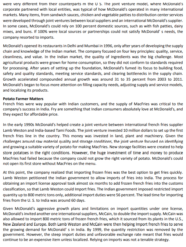 QUESTION Elaborate the challenges and