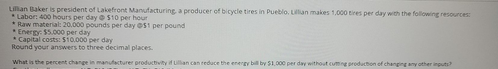 Lillian Baker is president of Lakefront