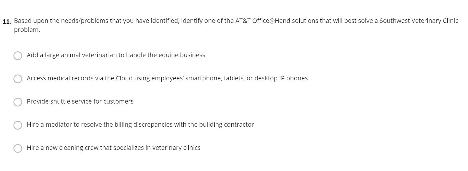 WHICH ONE IS CORRECT? 11. Based upon the