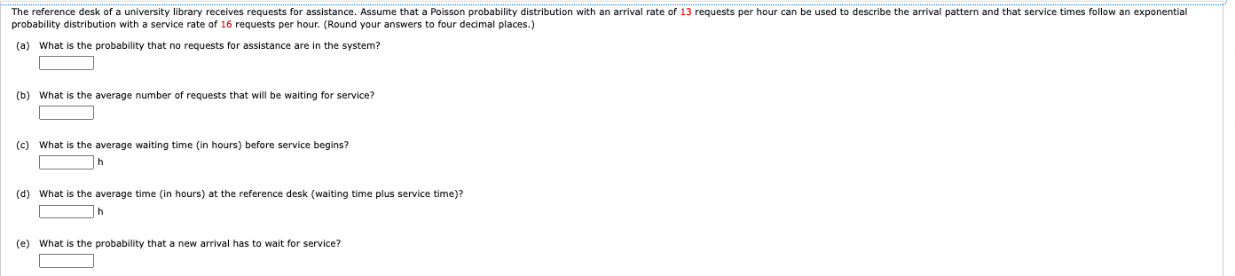 The reference desk of a university library
