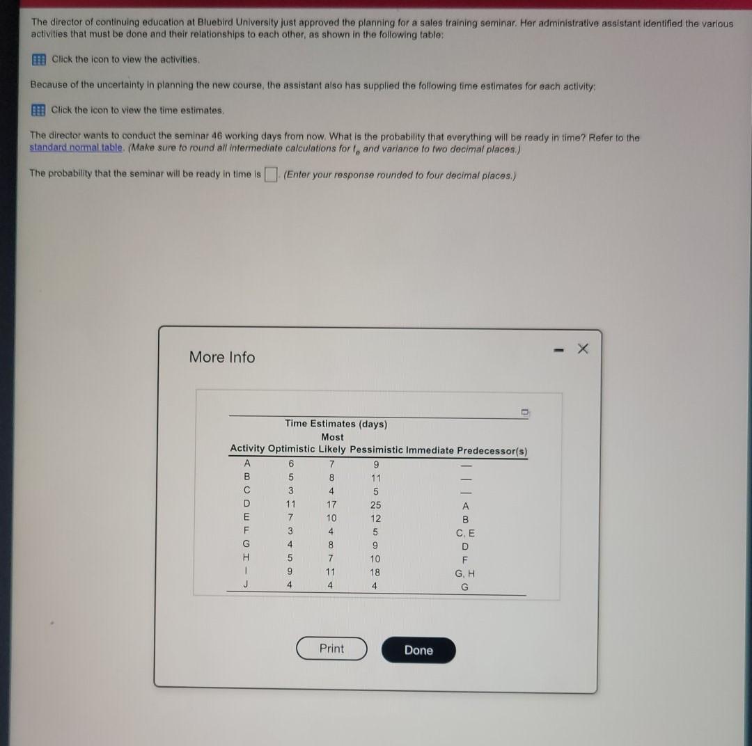 The director of continuing education at Bluebird