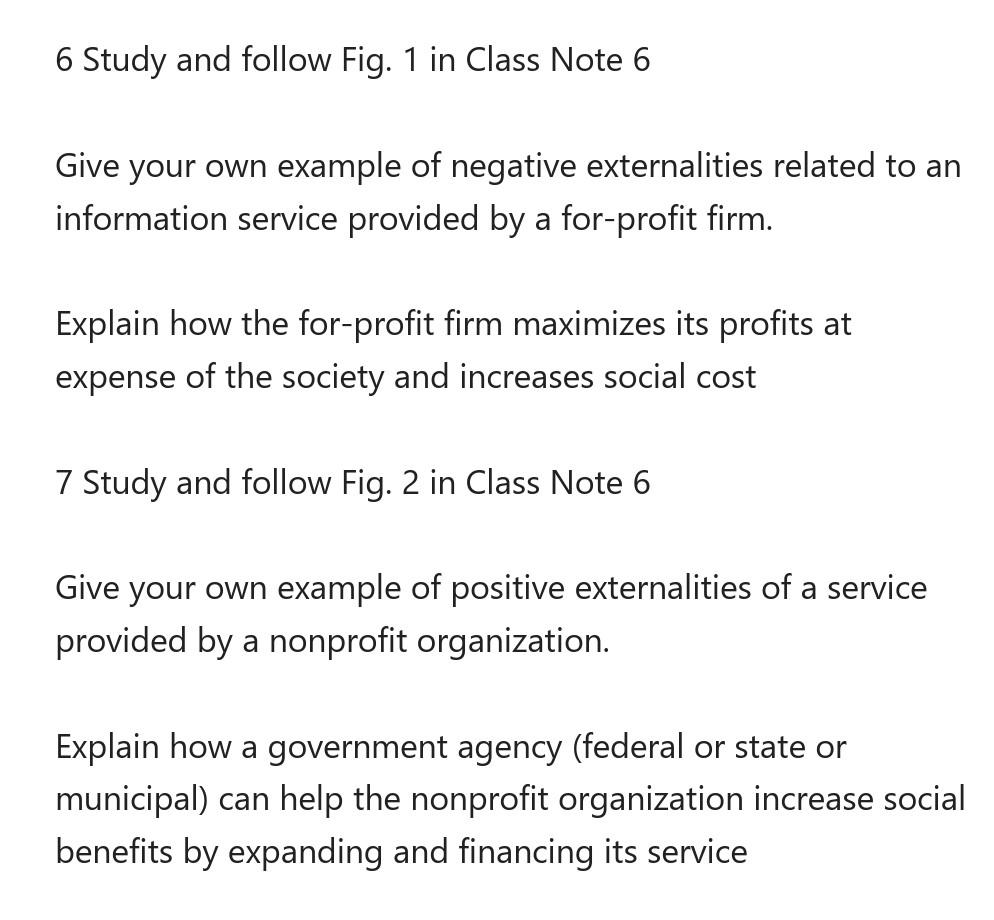 2 part question use the notes BELOW (not Google):