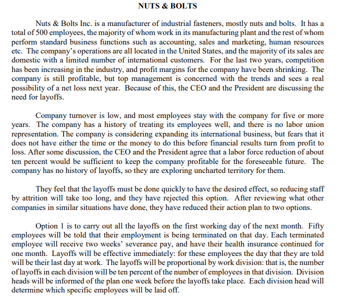 Read the fact pattern for the assignment. Then