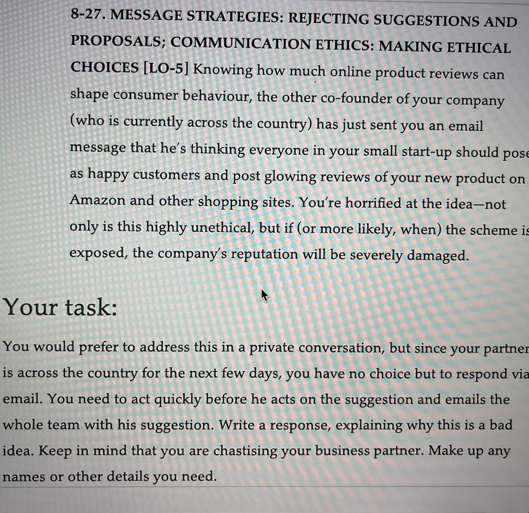 Exercise Task (This activity counts towards your