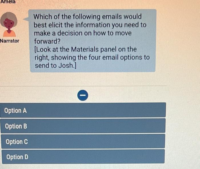 Progress Report 1 Information Gathering Email