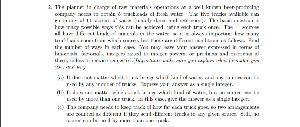 Solution required for question d and e Solution