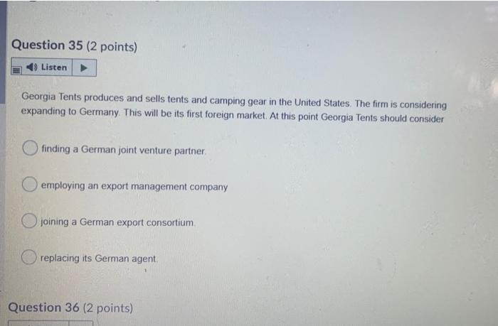 i need this fast please Question 35 (2 points)