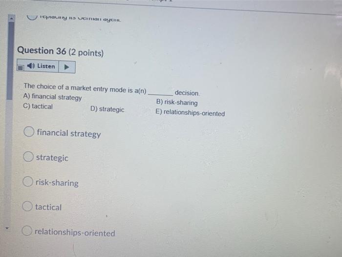 i need this fast please Question 35 (2 points)