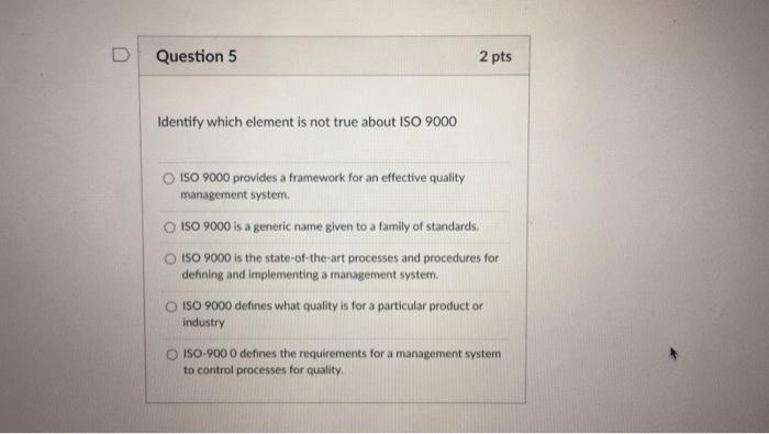 D Question 4 2 pts Which is a cost factors in