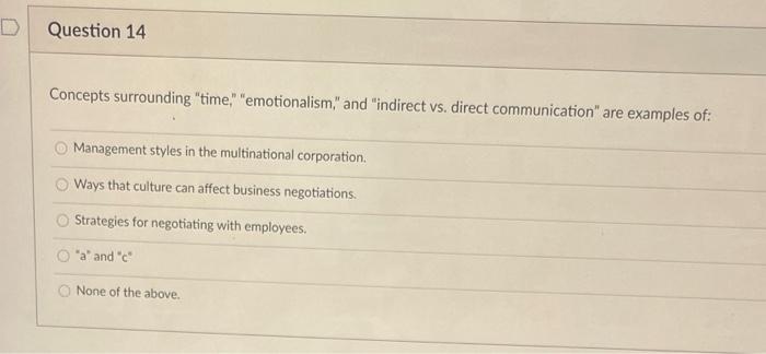 Question 17 In "Looking Beyond the Wal-Mart case"