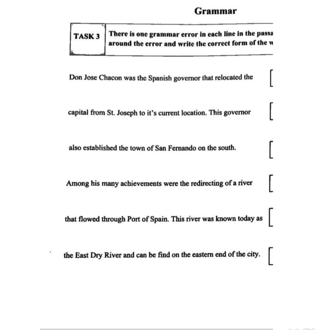 please answer the questions. Punctuation and