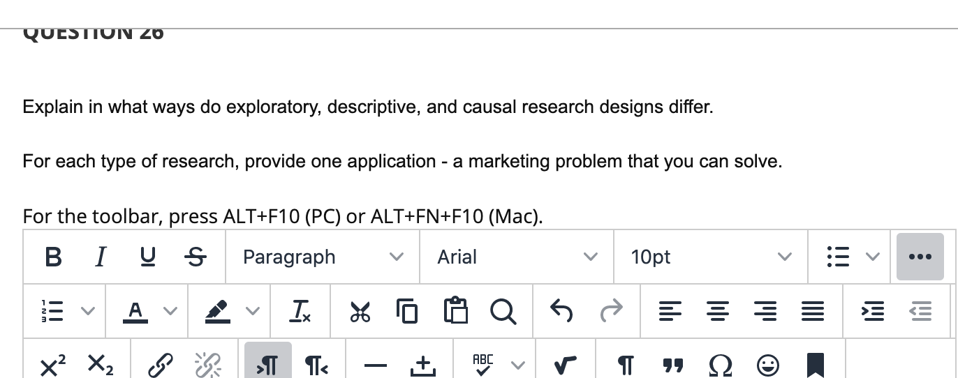 QUESTION 20 Explain in what ways do exploratory,