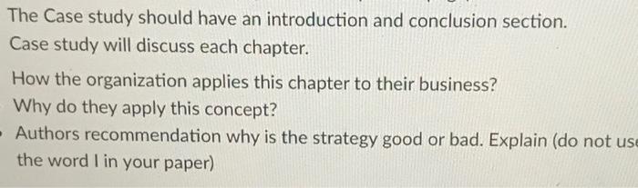 Here is an summary please write a 1 page case